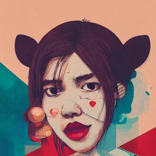 Image similar to Pooh Shiesty profile picture by Sachin Teng, asymmetrical, Organic Painting , Matte Painting, geometric shapes, hard edges, graffiti, street art:2 by Sachin Teng:4