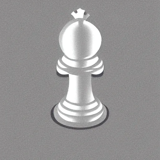 Image similar to queen chess piece, isometric