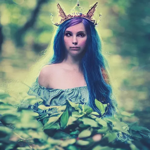 Image similar to Polaroid photograph of a beautiful fairy princess, blurry, XF IQ4, 150MP, 50mm, F1.4, ISO 200, 1/160s, Adobe Lightroom, photolab, Affinity Photo, PhotoDirector 365,