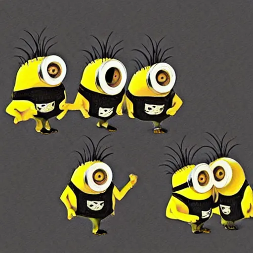 Image similar to “minions part of the Taliban”