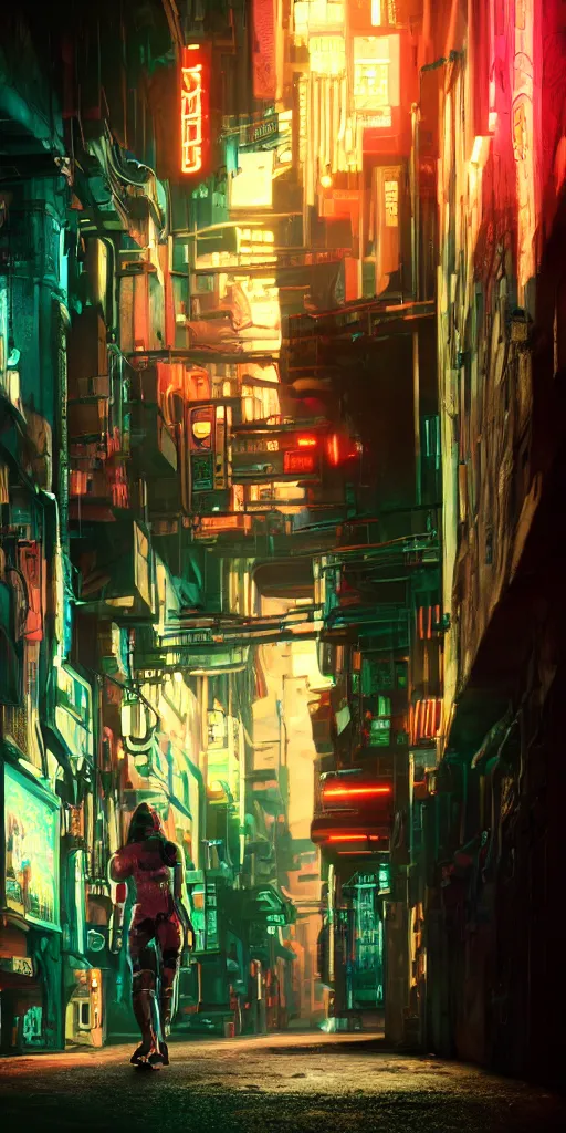 Prompt: cyberpunk hot dog, walking on a narrow dark street. behind shadows of the angry wolfs. Neonpunk. High details, 8k, ultra realistic. Photo.