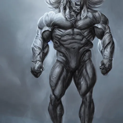 Image similar to an exaggeratedly muscular anthropomorphized horse with a magnificently muscular physique wearing a combat uniform standing in a facility, long white mane, proportionally enormous arms, equine, anthro art, furaffinity, highly detailed, digital painting, artstation, concept art, illustration, art by artgerm, greg rutkowski, ruan jia