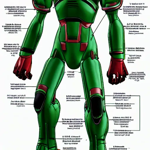 Image similar to Samus Chozo Suit schematics