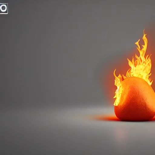 Prompt: a peanut on fire, 8 k, vfx, octane render