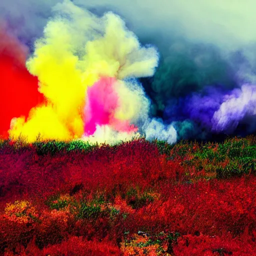 Image similar to explosion of colours