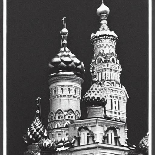 Image similar to ivan the terrible in his palace in moscow play with lego castle, kodak, old photo, black and white, film, wide lens, 1 6 mm,