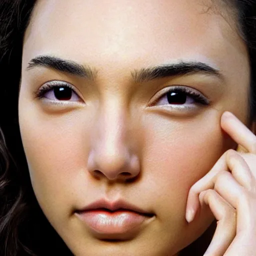 Prompt: japanese eyes, african nose gal gadot