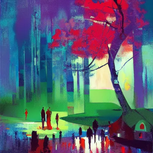 Prompt: digital art, fauvism, by jeremy mann and eyvind earle