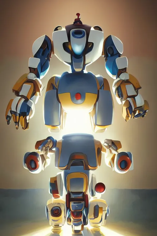 Image similar to metabots medabots medarotto medarot robot minimalist comics, behance hd by jesper ejsing, by rhads, makoto shinkai and lois van baarle, ilya kuvshinov, rossdraws global illumination ray tracing hdr radiating a glowing aura