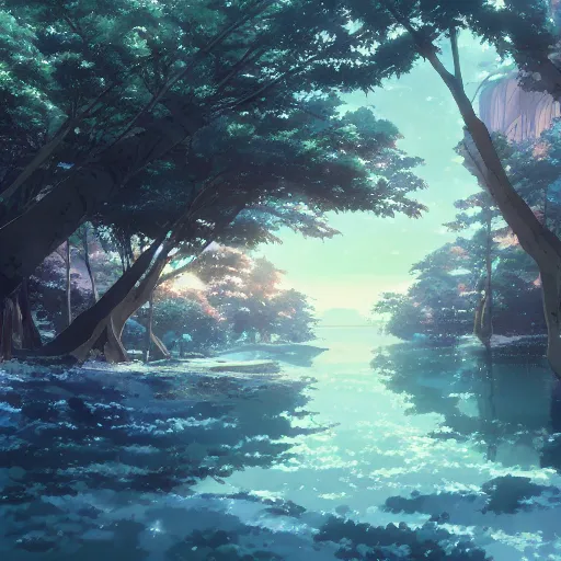 Image similar to makoto shinkai