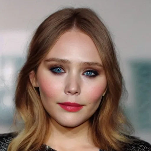 Image similar to elizabeth olsen mixed with jennifer lawrence