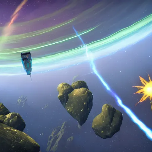 Image similar to a marvelous no man's sky screenshot