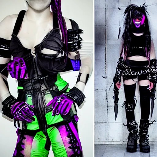 Prompt: cybergoth