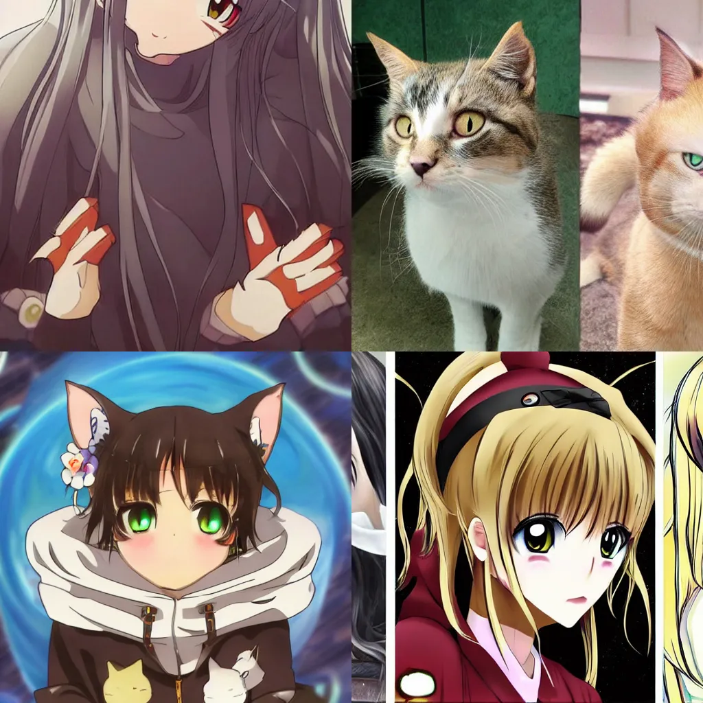 Prompt: neko, anime