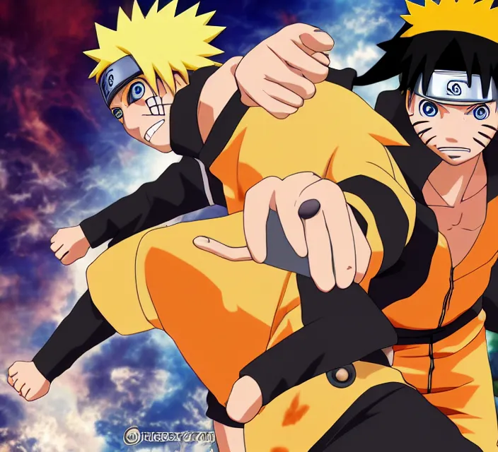 Image similar to naruto, anime, 8 k resolution, realistic