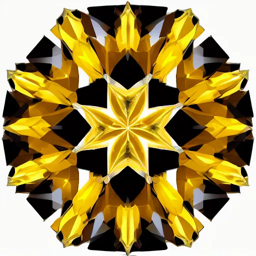 Prompt: yellow crystal, game asset, neutral background