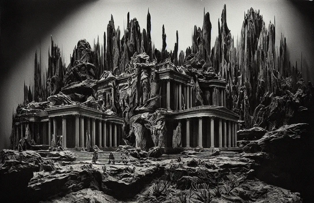 Image similar to the rules of proportion, scale, and perspective are disregarded paludarium intact flawless ambrotype from 4 k criterion collection remastered cinematography gory horror film, ominous lighting, evil theme wow photo realistic postprocessing divisionism first person perspectivephotograph by ansel adams