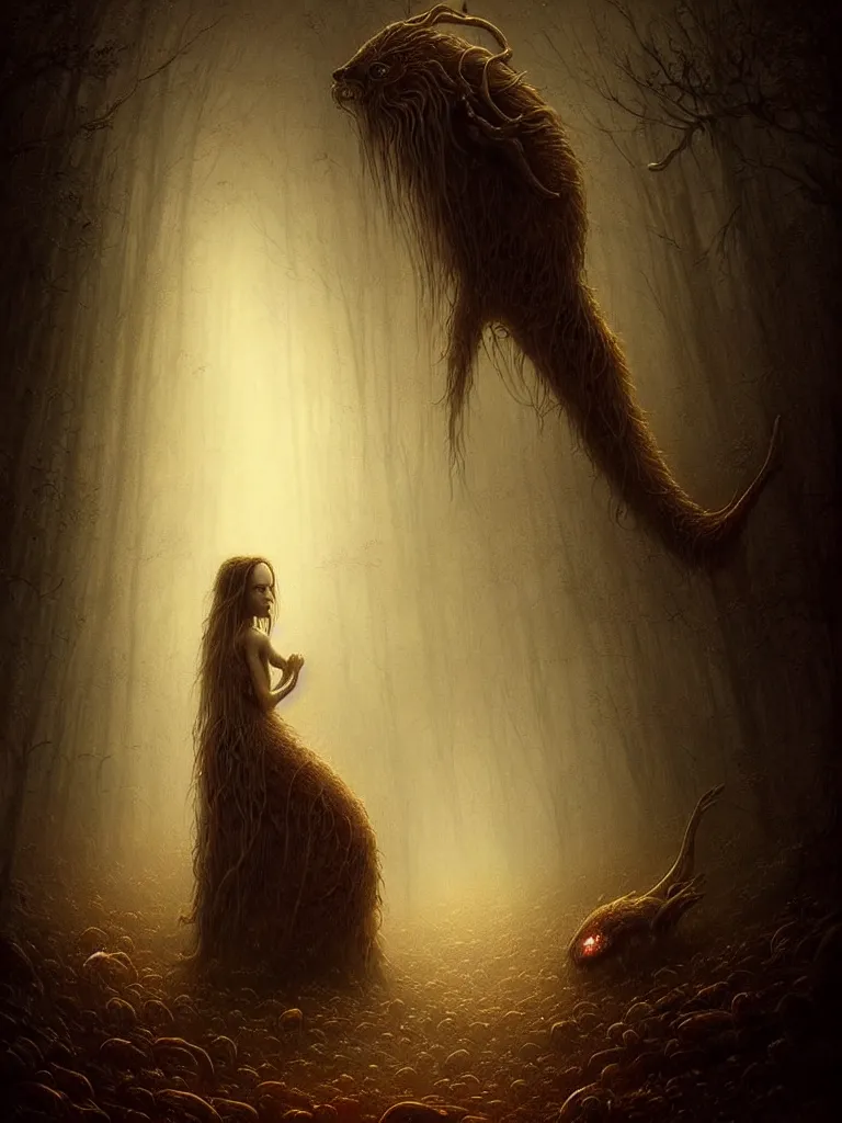 Prompt: epic professional digital art of hungry eyes, radiant faint gold ambient light, painted, mysterious, eerie, mythic, detailed, intricate, grand, leesha hannigan, wayne haag, reyna rochin, ignacio fernandez rios, mark ryden, van herpen, best on artstation, cgsociety, epic, stunning, gorgeous, much wow, cinematic