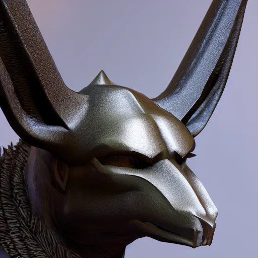 Prompt: anubis, head, unreal 5, professional, masterpiece, hightly detailed