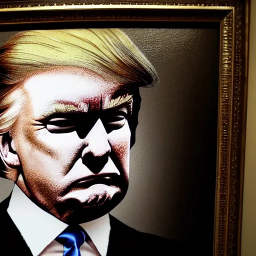 Image similar to donald trump by banksy,