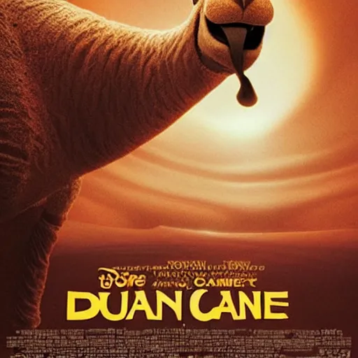 Image similar to joe camel in the dune movie poster