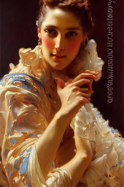 Image similar to highly detailed painting by gaston bussiere, j. c. leyendecker 8 k