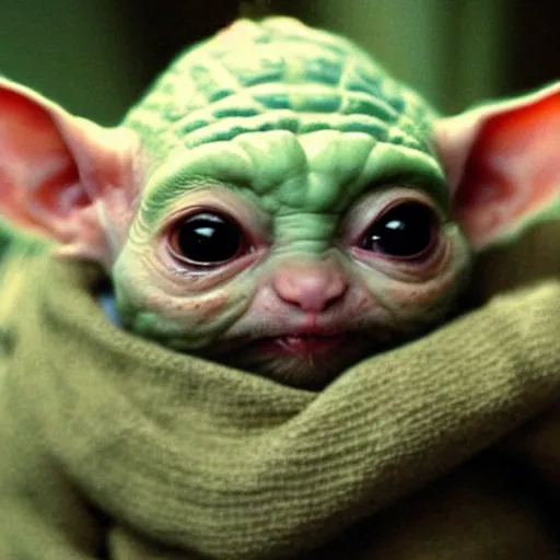 Image similar to rat baby yoda