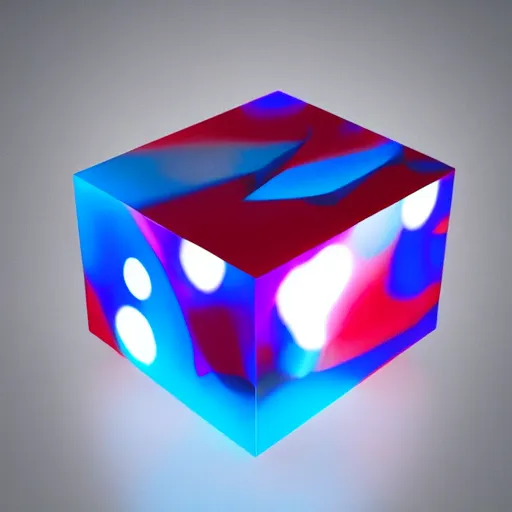 Image similar to among us cube octane render, 4 k, colorful, three point lighting