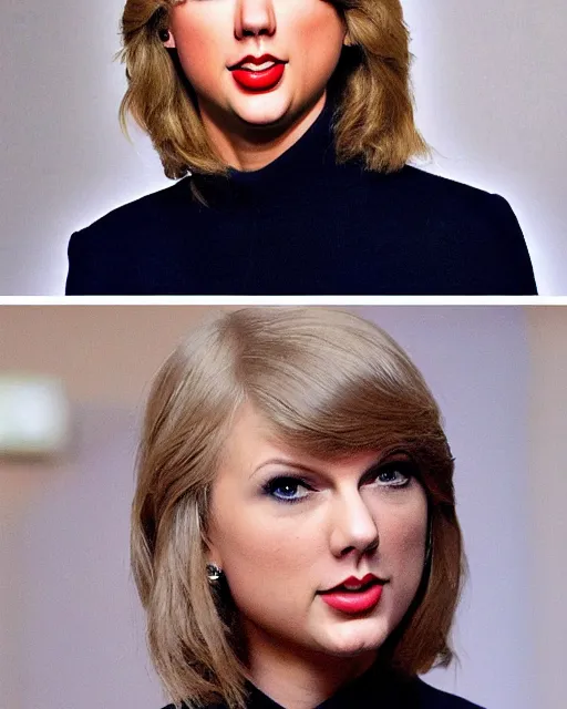 Prompt: a combination of taylor swift and putin