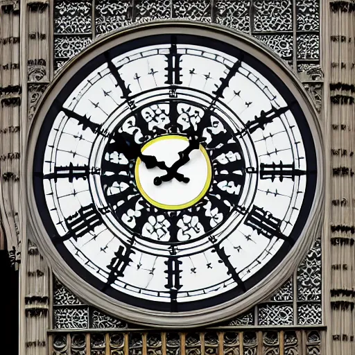 Image similar to photo of a big ben wall clock