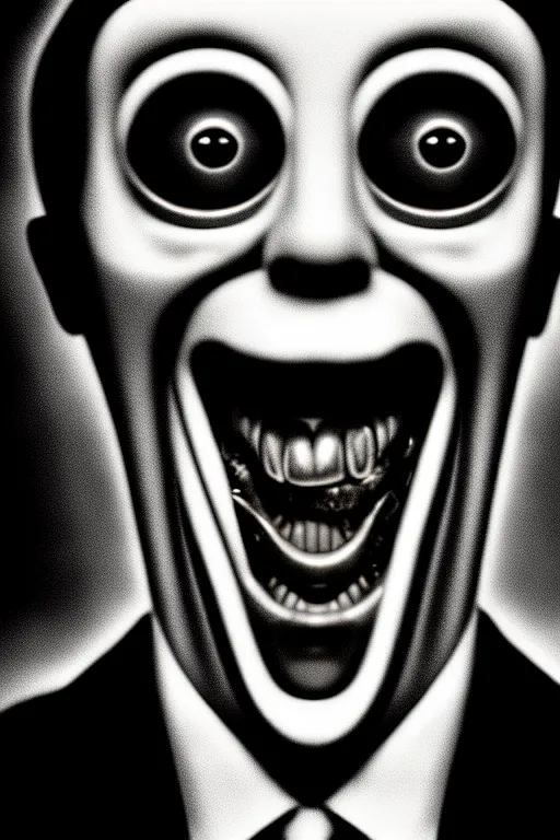 Prompt: mcdonald's horror retro tv advertisement, nightmare, black and white, ultra realistic, 4 k, digital art, cinematic style of david kronenberg