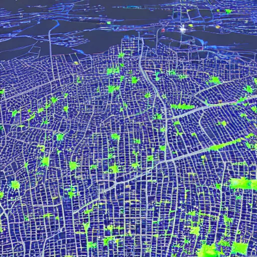 Image similar to Lidar cityscape