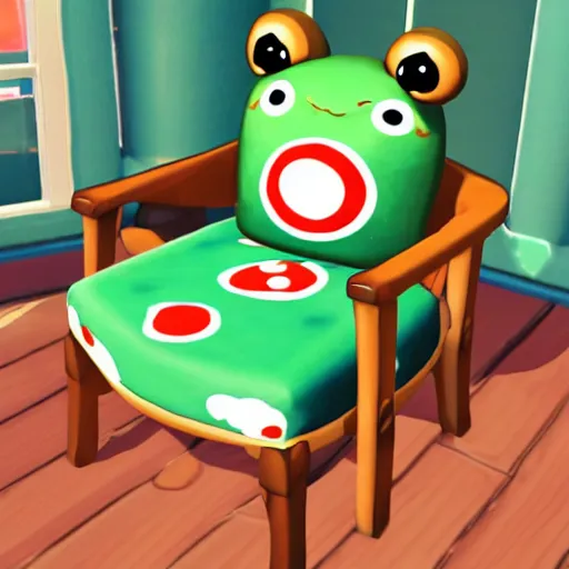 Animal crossing cute chair hot sale