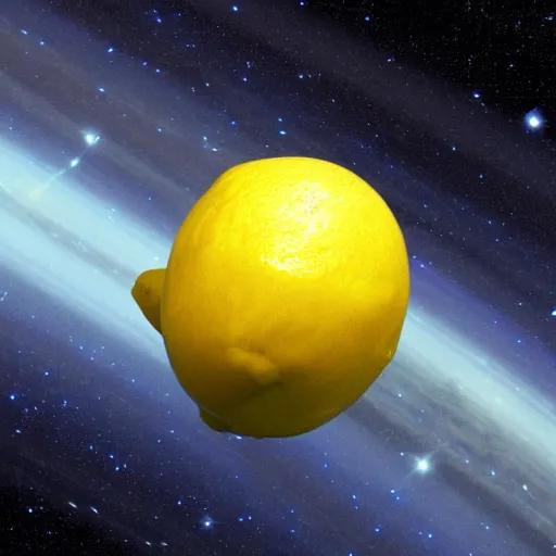 Image similar to planet lemon, photo by hubble telescope