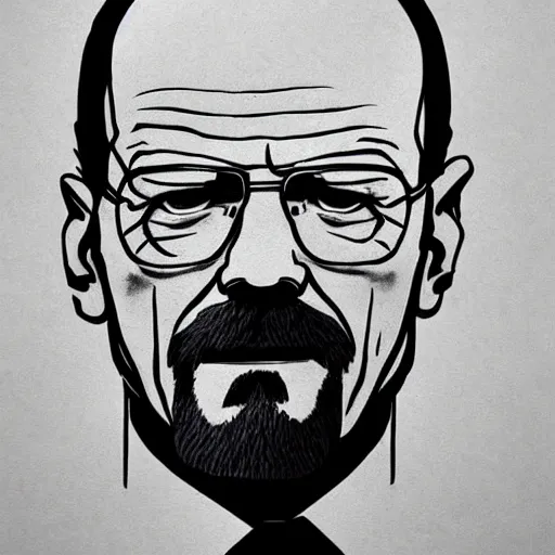 Prompt: Walter White from Breaking Bad in anime art style, highly detailed,