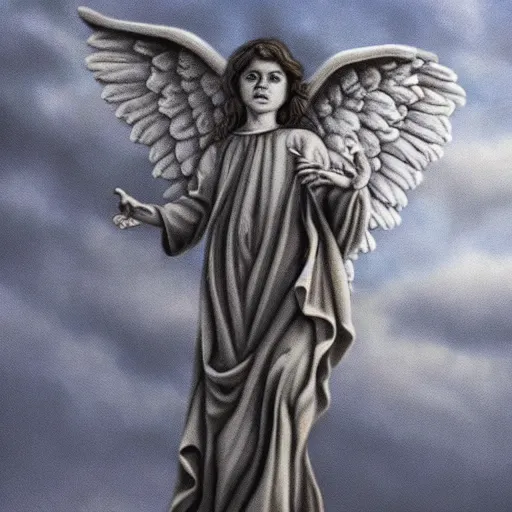 Image similar to biblically realistic angel