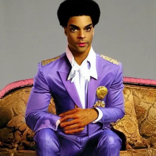 Prompt: bel air prince in 2030