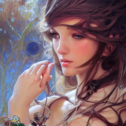 Prompt: a oil painting of a catgirl, cute, fantasy, intricate, elegant, highly detailed, centered, digital painting, artstation, concept art, smooth, sharp focus, illustration, art by artgerm and H R Giger and alphonse mucha