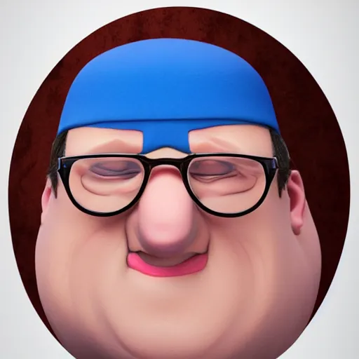 Prompt: portrait of peter griffin as a real person. hyper real skin. very detailed. 4 k photograph.