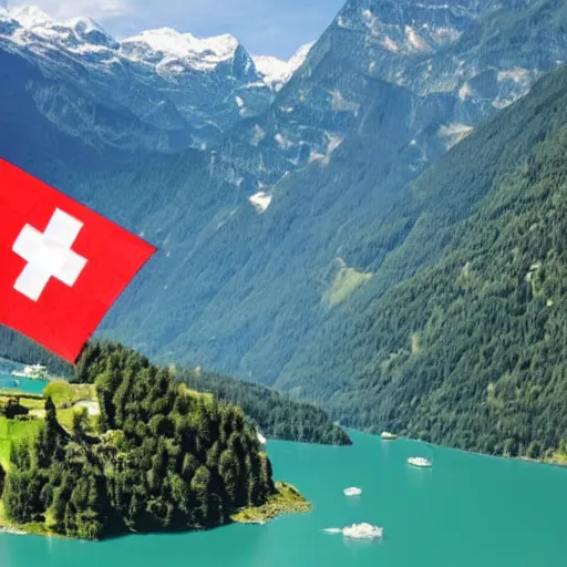 Image similar to the new official flag for Switzerland