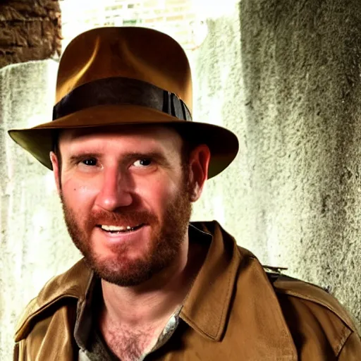 Prompt: Dan Ryckert as Indiana Jones