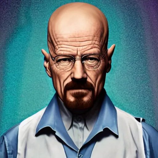 Prompt: walter white as malefecant from disney
