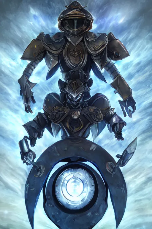 Image similar to helmet armor guardian destiny in witch queen illumination ray tracing hdr fanart arstation by sung choi robot ninja mask and eric pfeiffer and gabriel garza and casper konefal