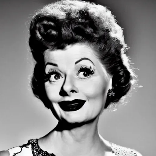 Prompt: lucille ball circa 2 0 2 2 highly detailed face