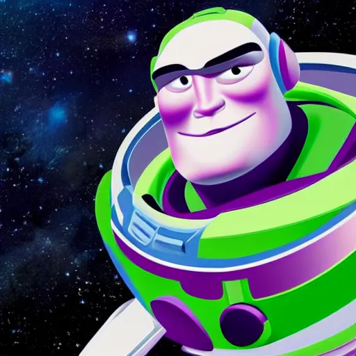 Prompt: buzz lightyear as the ambassador of space to the united states, official portrait, highly detailed, sharp