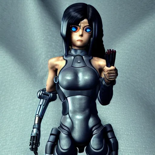 Image similar to battle angel alita!! very cybernetic and highly detailed, in the style of vitaly bulgarov, nanogirl!! nanogirl v 2!! zbrushcentral, pinterest, deviantart, artstation