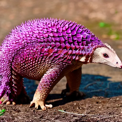 Image similar to photo of a pangolin that looks like a dragonfruit