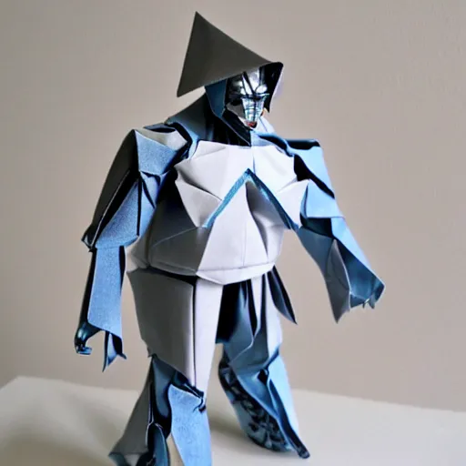 Image similar to origami Terminator