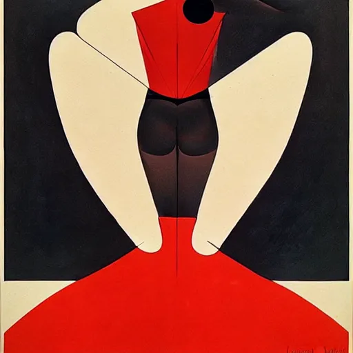 Image similar to constructivism monumental dynamic graphic super flat style figurative portrait by avant garde painter and leon bakst, illusion surreal art, highly conceptual figurative art, intricate detailed illustration, controversial poster art, polish poster art, geometrical drawings, no blur