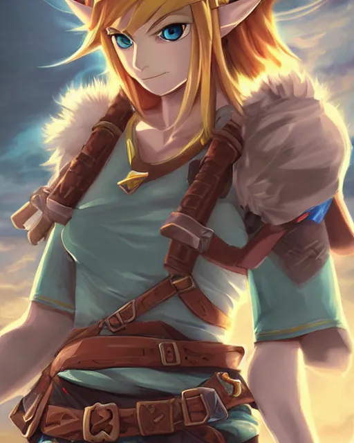 AI Art LoRA Model: Link | The Legend of Zelda: Tears of the Kingdom | PixAI